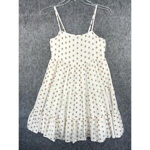 Sim and Sam Dress Women's M Polka Dot Pullover Peasant Boho Cottagecore